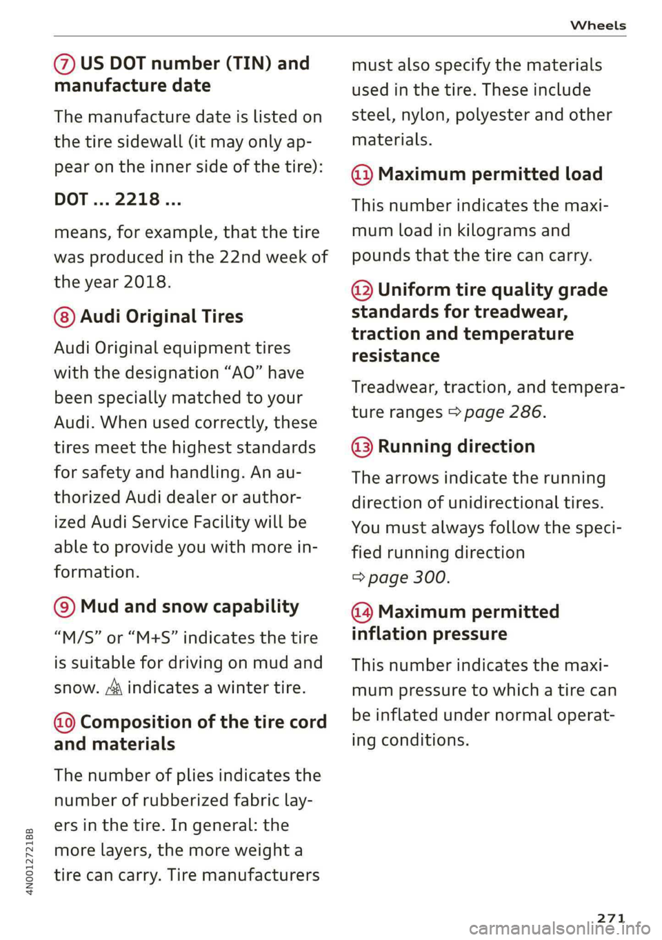 AUDI A8 2019  Owners Manual 