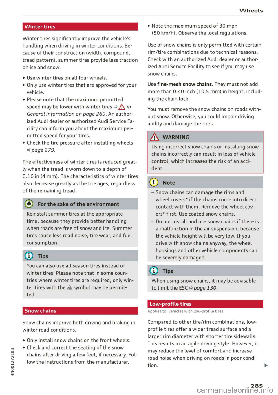 AUDI A8 2019  Owners Manual 