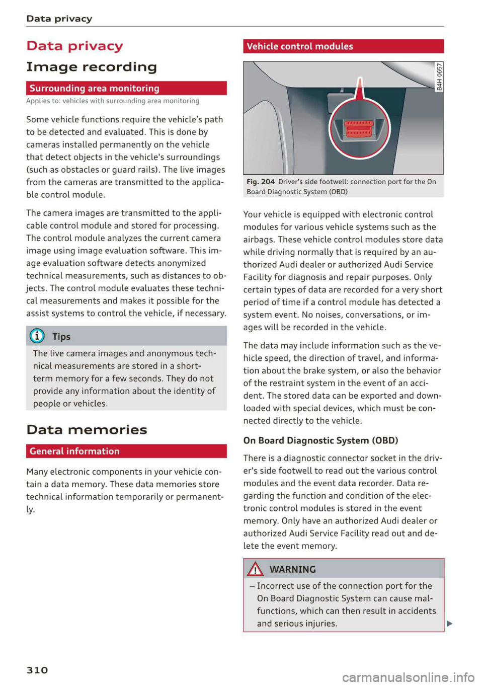 AUDI A8 2019  Owners Manual 