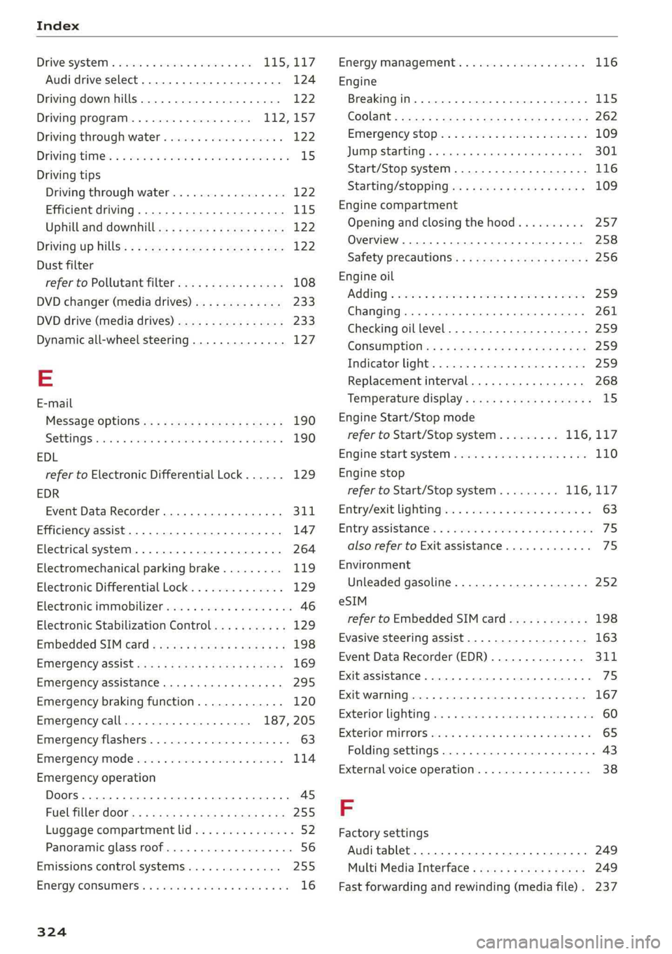 AUDI A8 2019  Owners Manual 