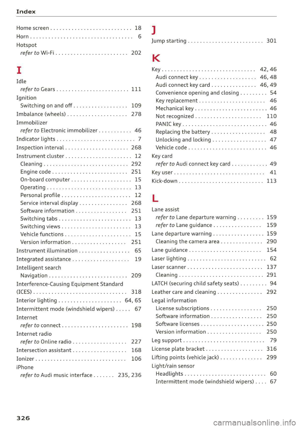 AUDI A8 2019  Owners Manual 