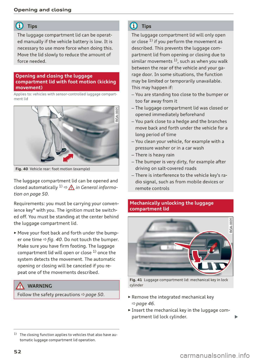 AUDI A8 2019  Owners Manual 