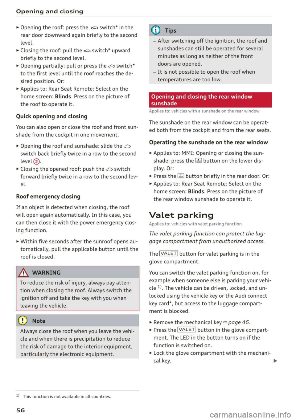 AUDI A8 2019  Owners Manual 