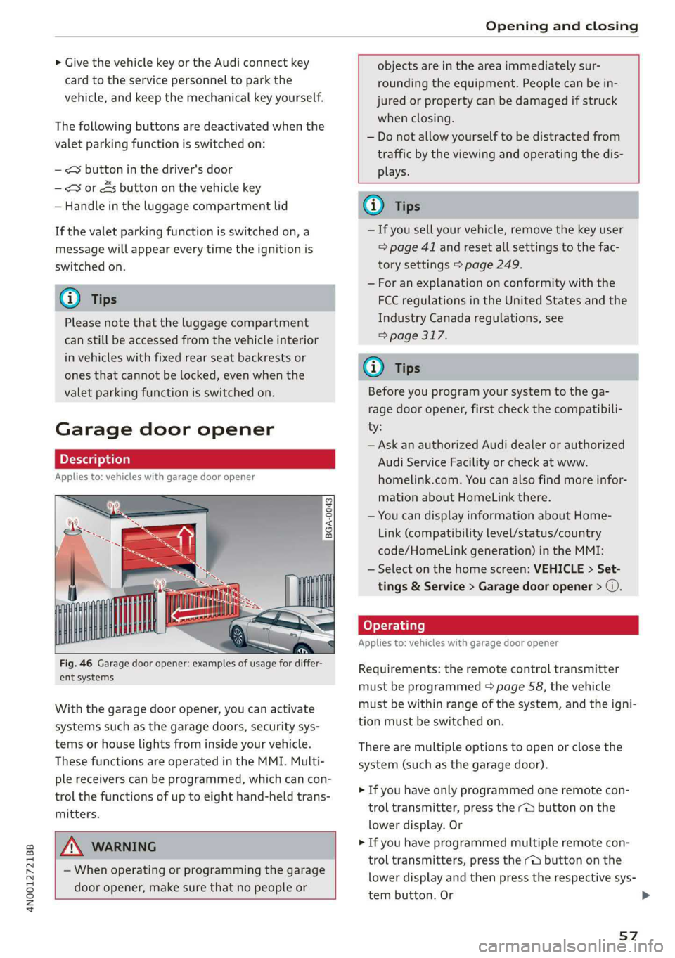 AUDI A8 2019  Owners Manual 