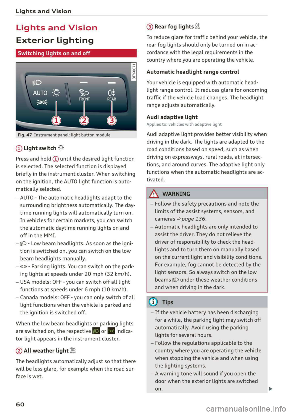 AUDI A8 2019  Owners Manual 