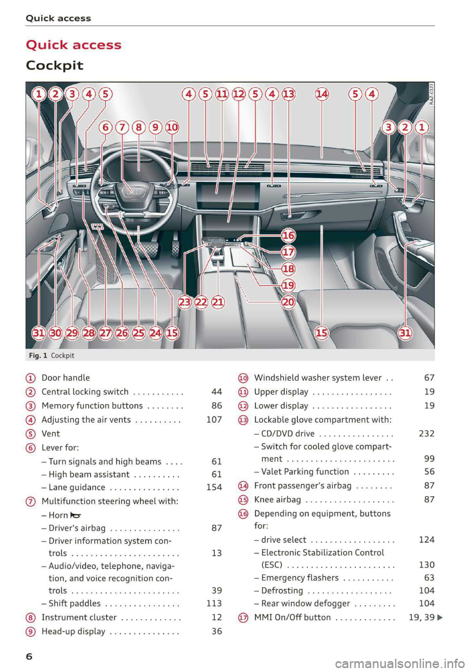 AUDI A8 2019  Owners Manual 