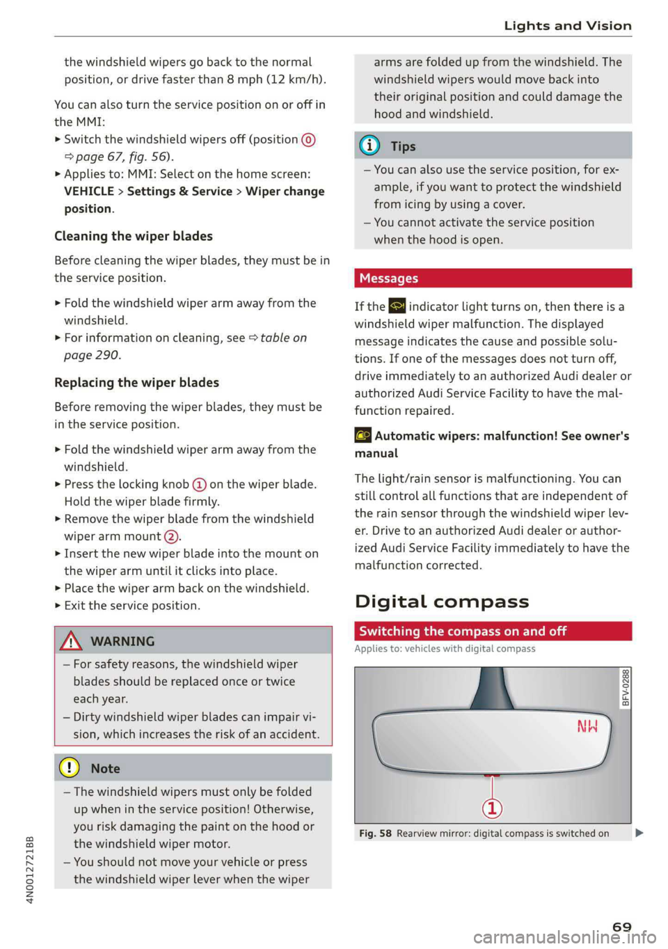 AUDI A8 2019  Owners Manual 