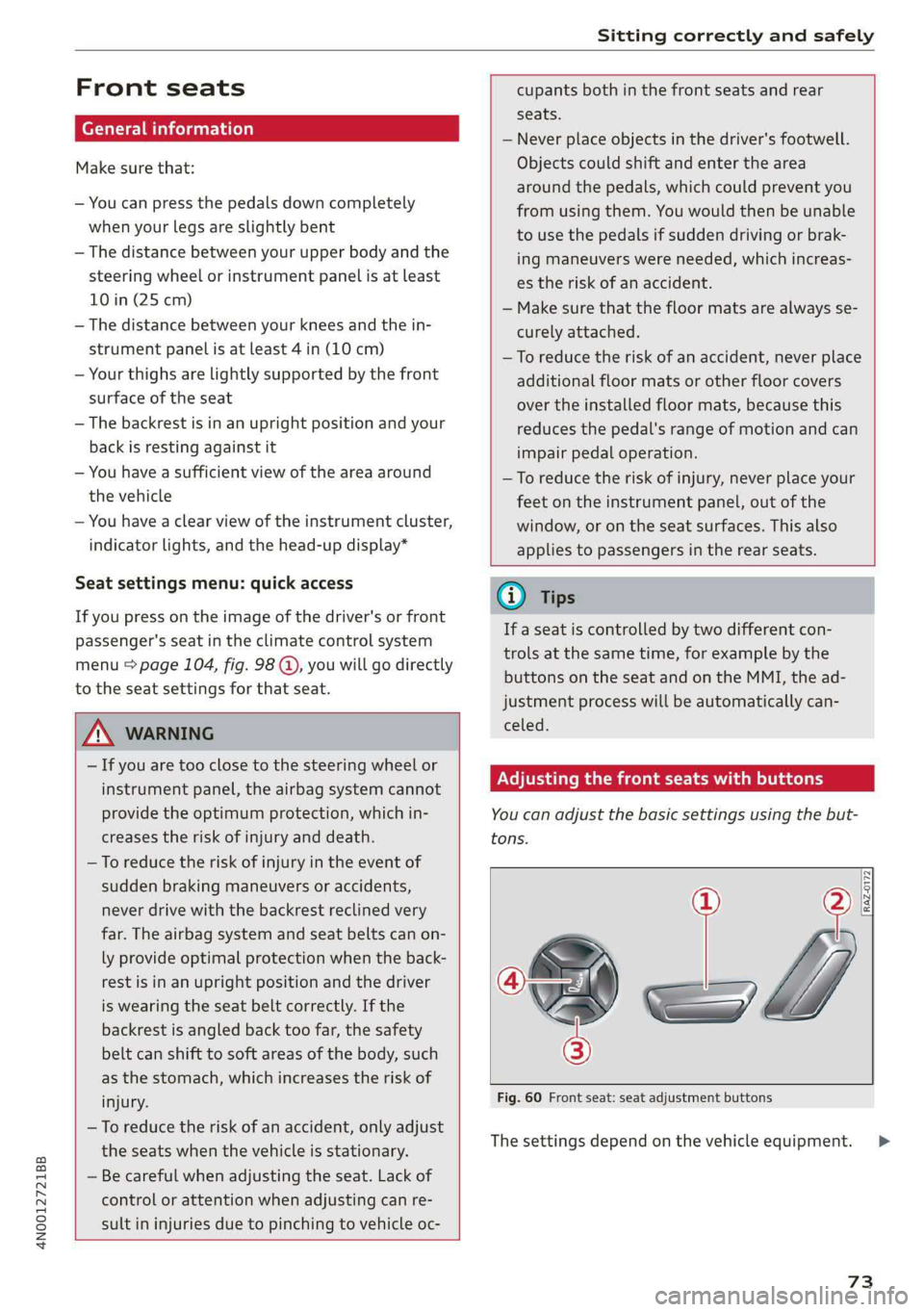 AUDI A8 2019  Owners Manual 