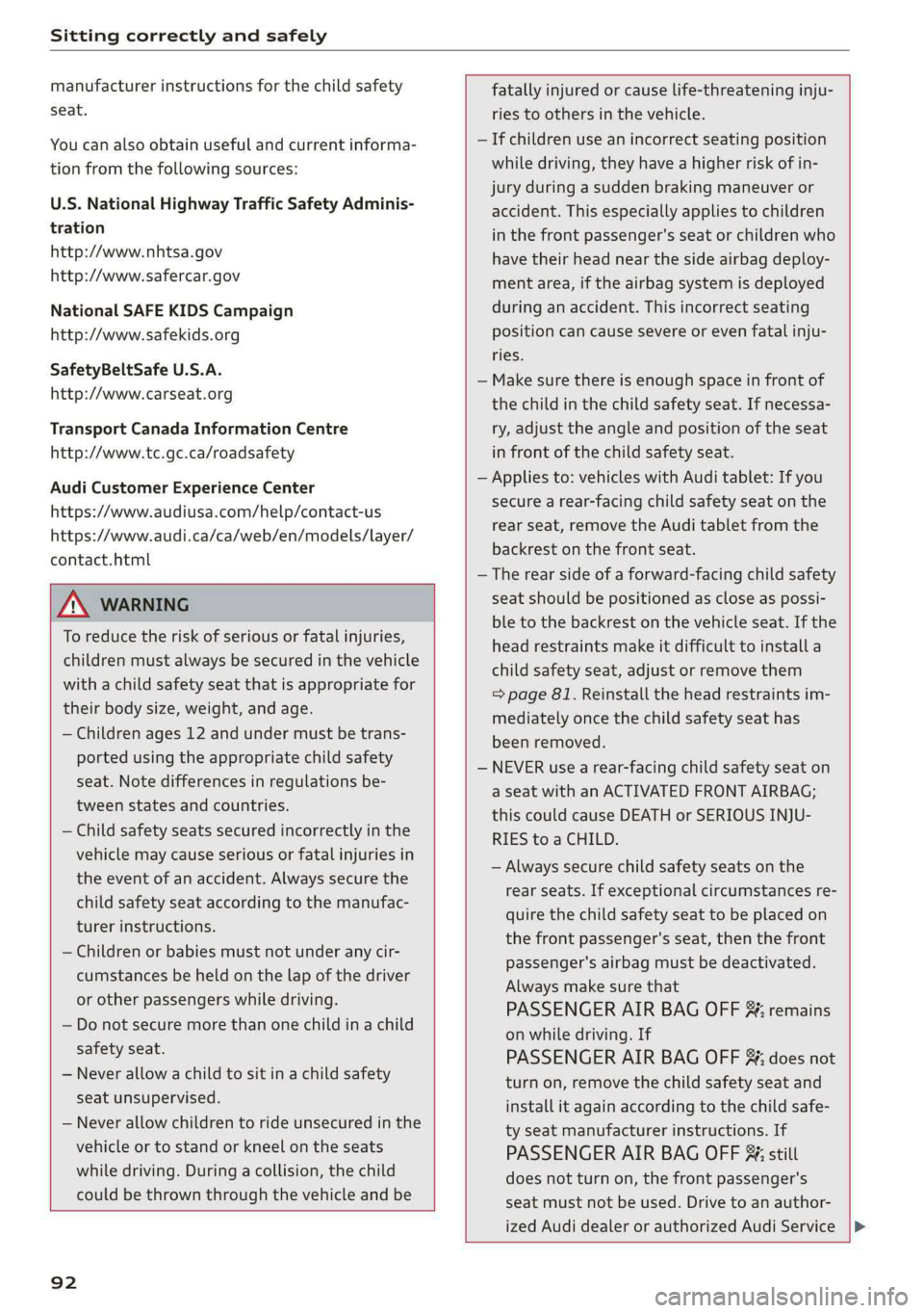 AUDI A8 2019  Owners Manual 