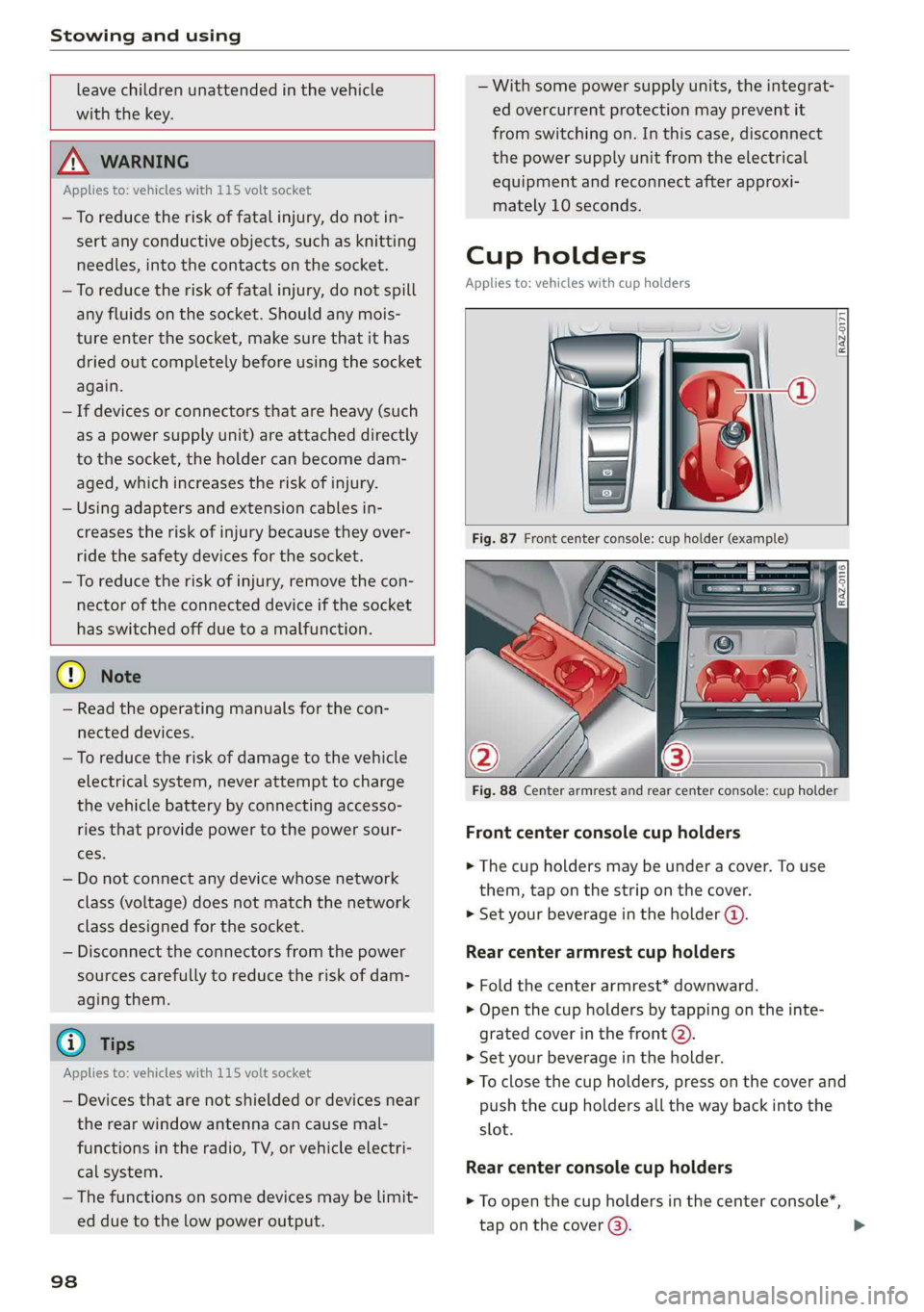 AUDI A8 2019  Owners Manual 