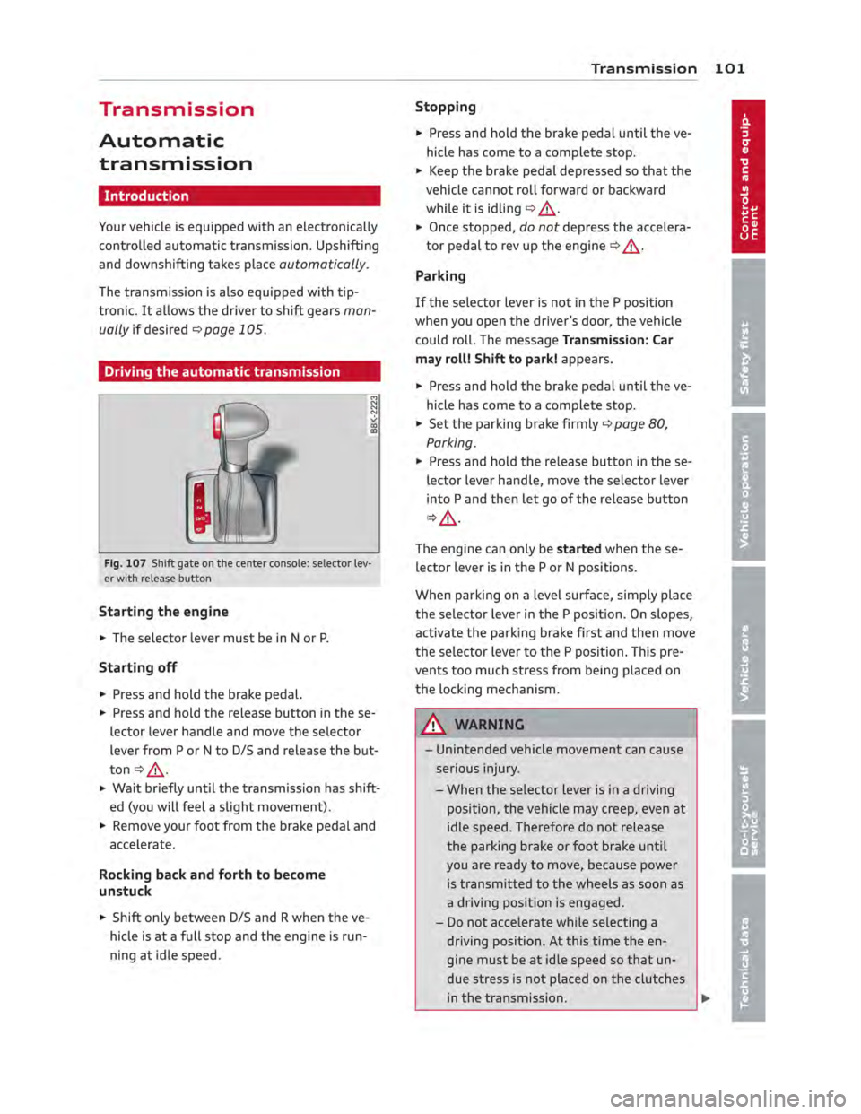 AUDI ALLROAD 2013  Owners Manual 