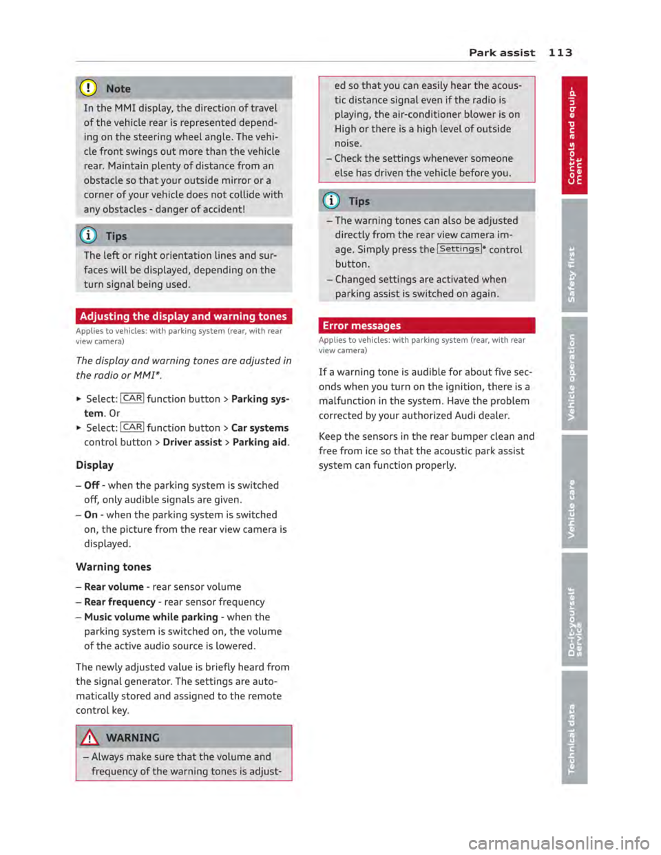 AUDI ALLROAD 2013  Owners Manual 