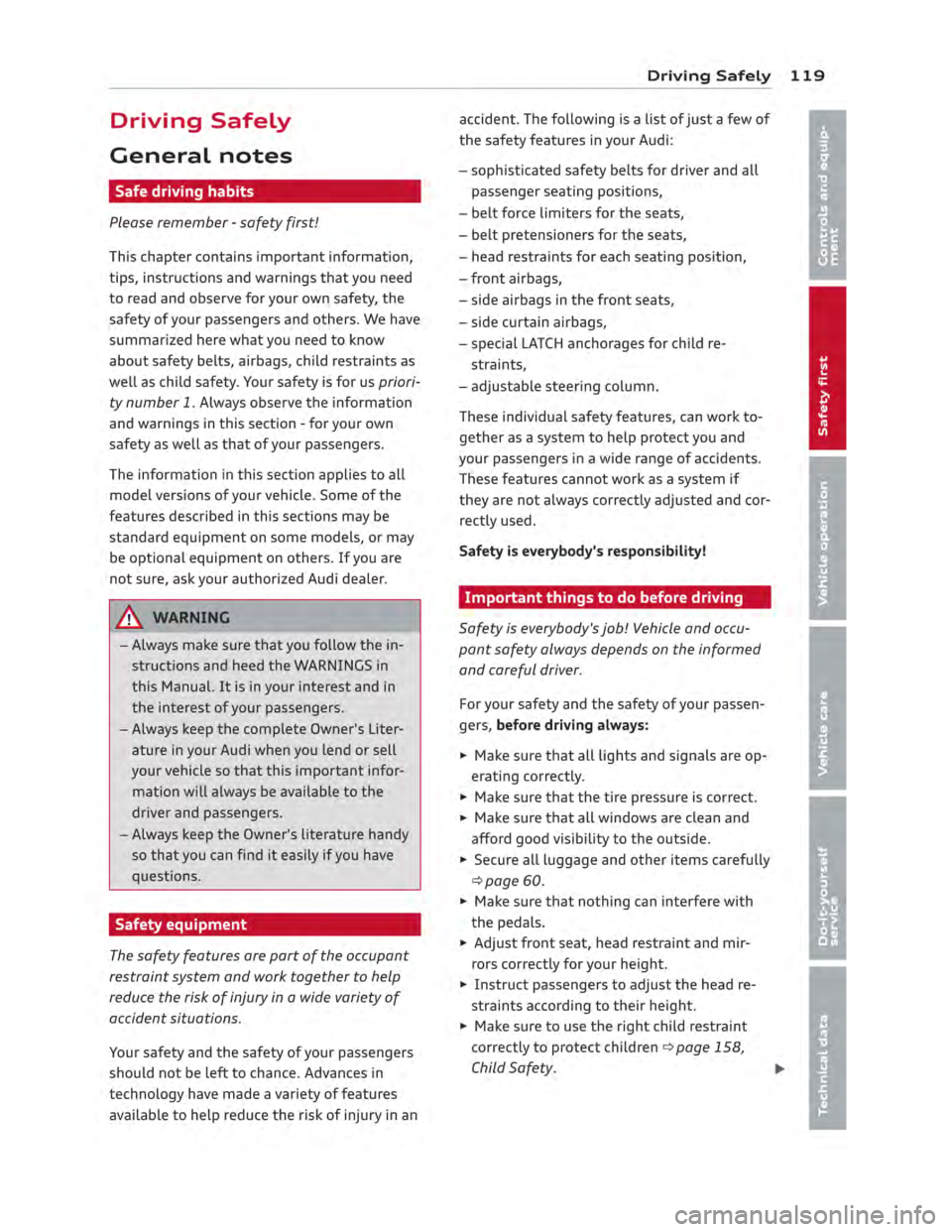 AUDI ALLROAD 2013  Owners Manual 