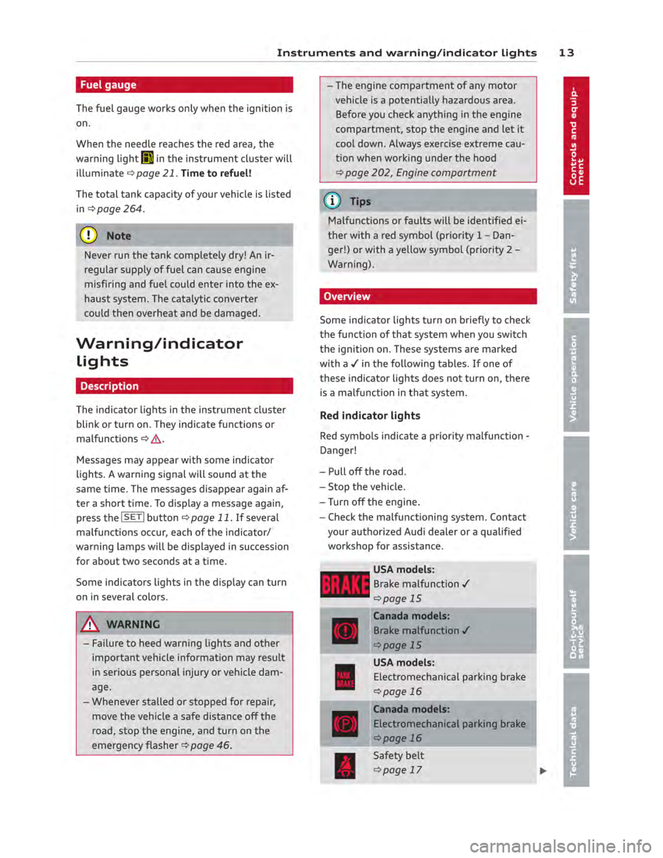 AUDI ALLROAD 2013  Owners Manual 