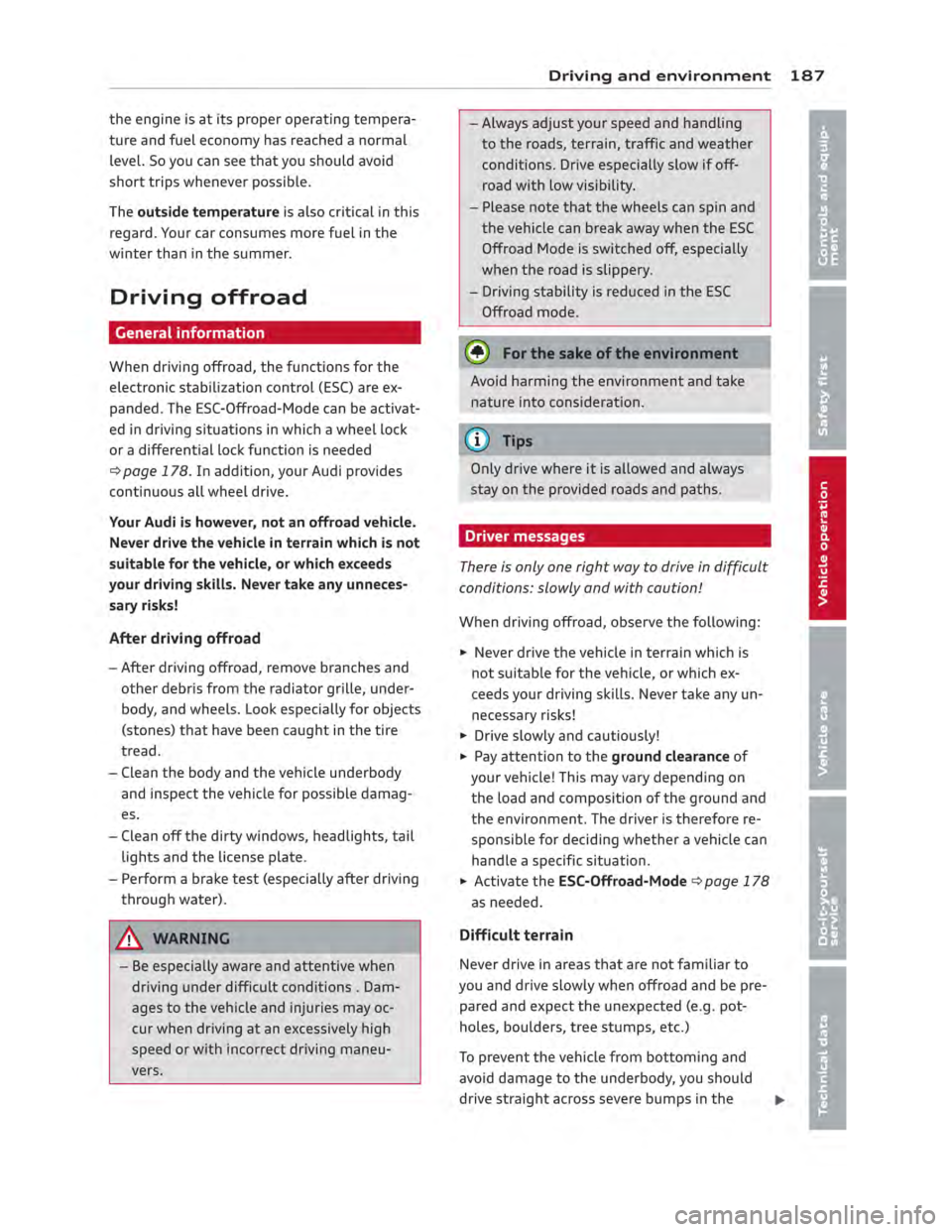 AUDI ALLROAD 2013  Owners Manual 