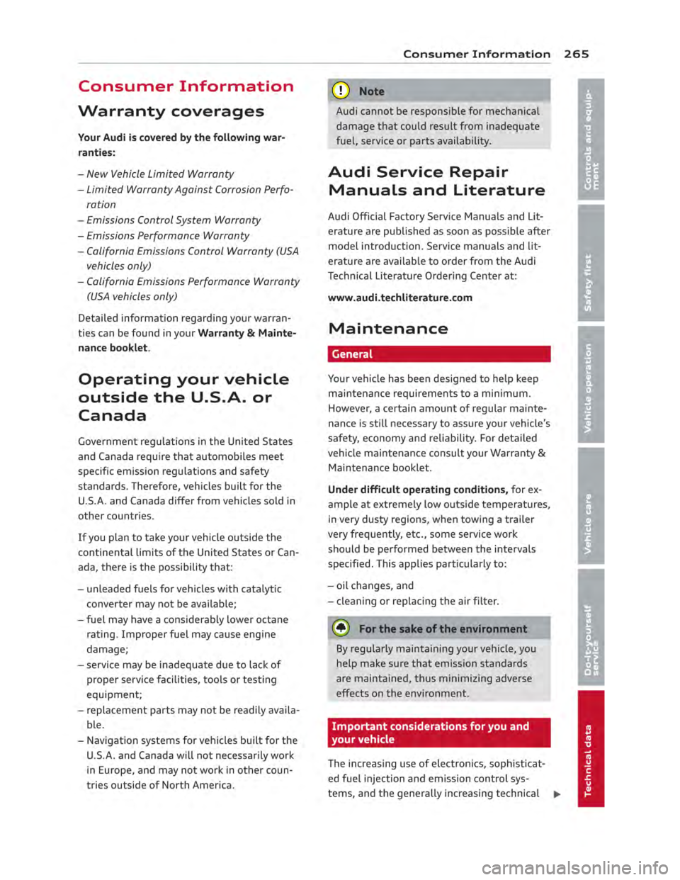 AUDI ALLROAD 2013  Owners Manual 