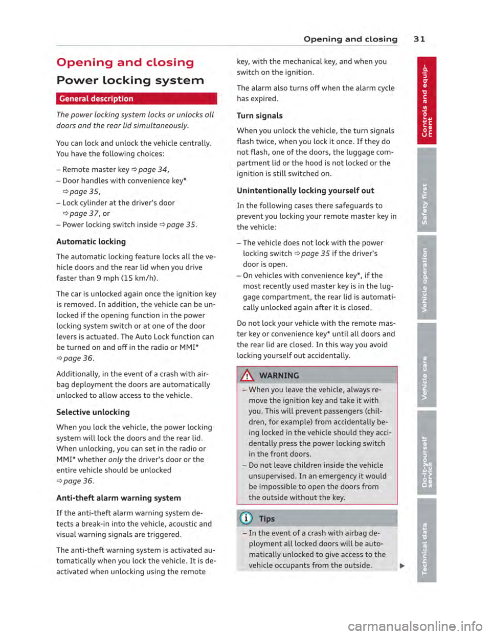 AUDI ALLROAD 2013  Owners Manual 