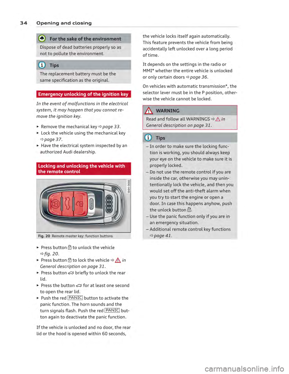 AUDI ALLROAD 2013  Owners Manual 