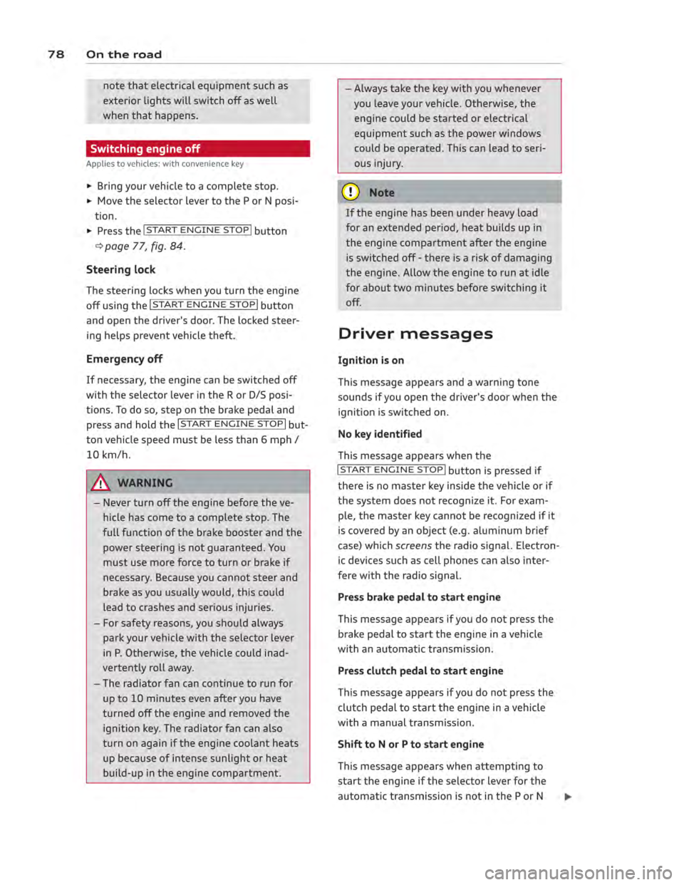 AUDI ALLROAD 2013  Owners Manual 