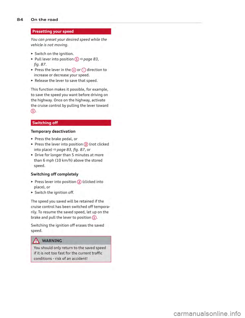AUDI ALLROAD 2013  Owners Manual 