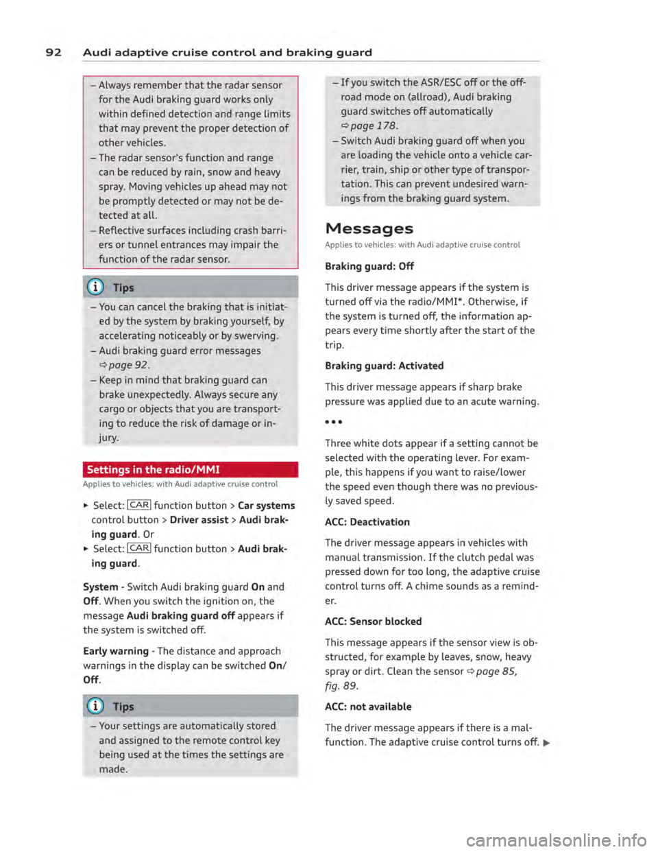 AUDI ALLROAD 2013  Owners Manual 