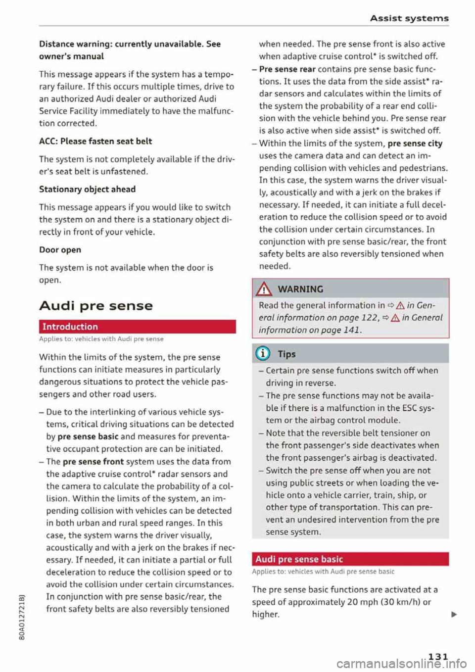 AUDI Q5 2020  Owners Manual 