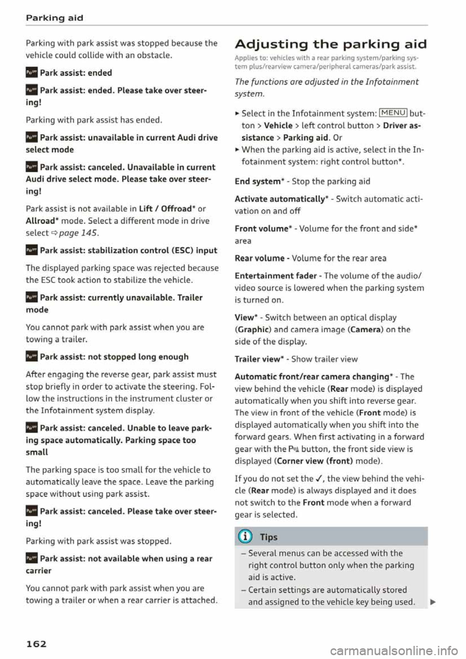 AUDI Q5 2020  Owners Manual 