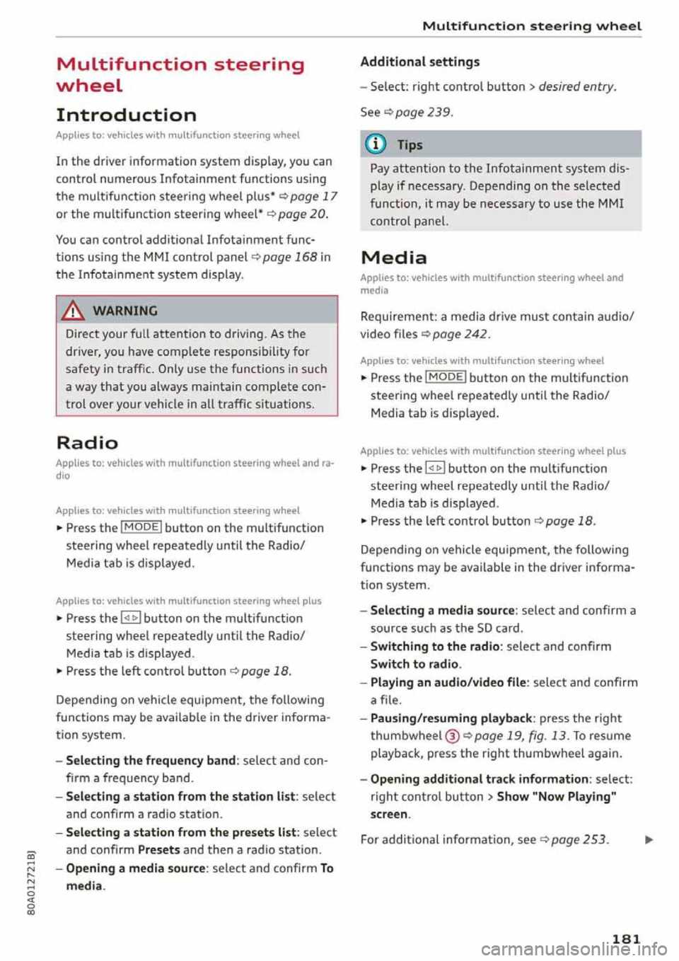 AUDI Q5 2020  Owners Manual 