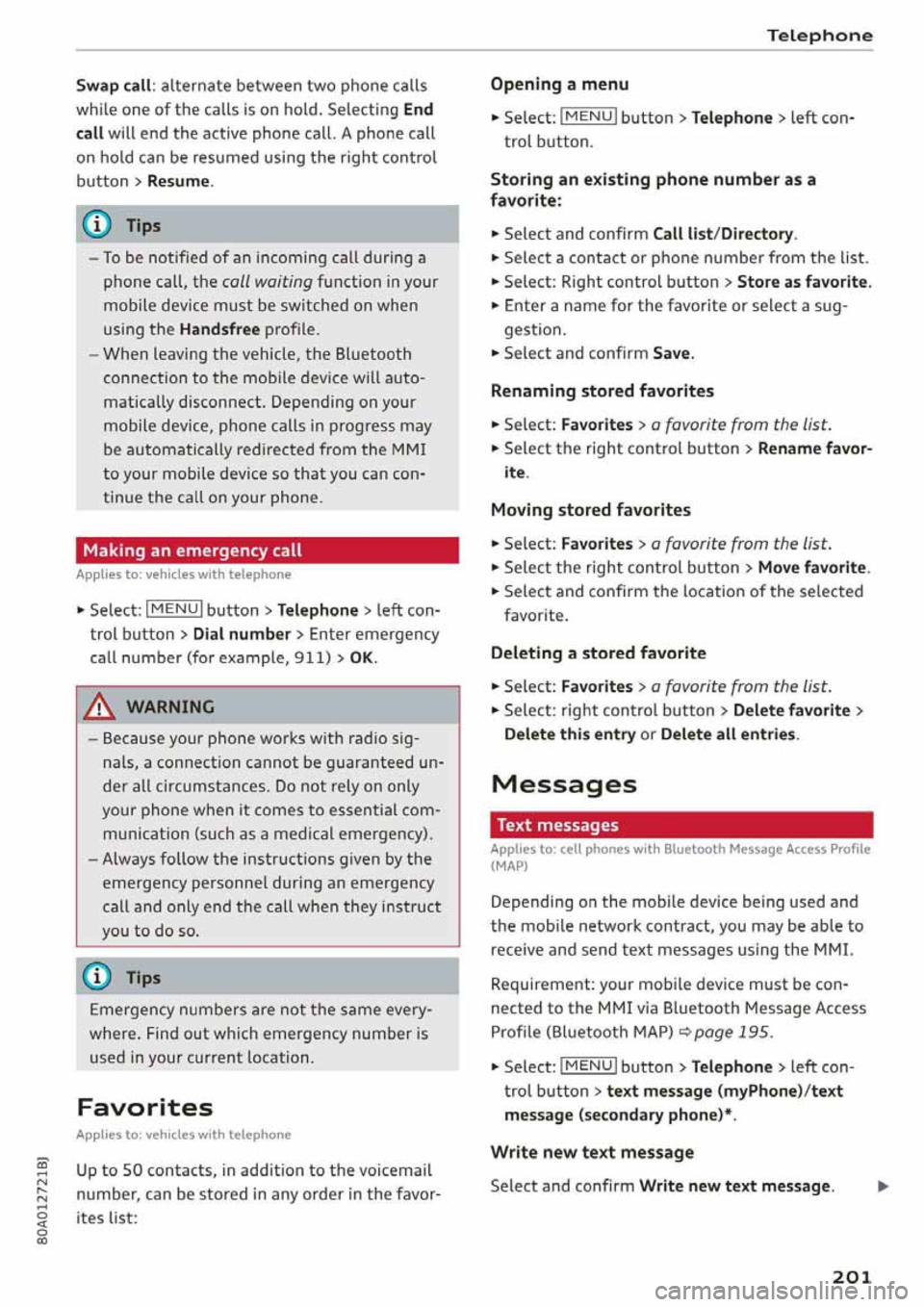 AUDI Q5 2020  Owners Manual 