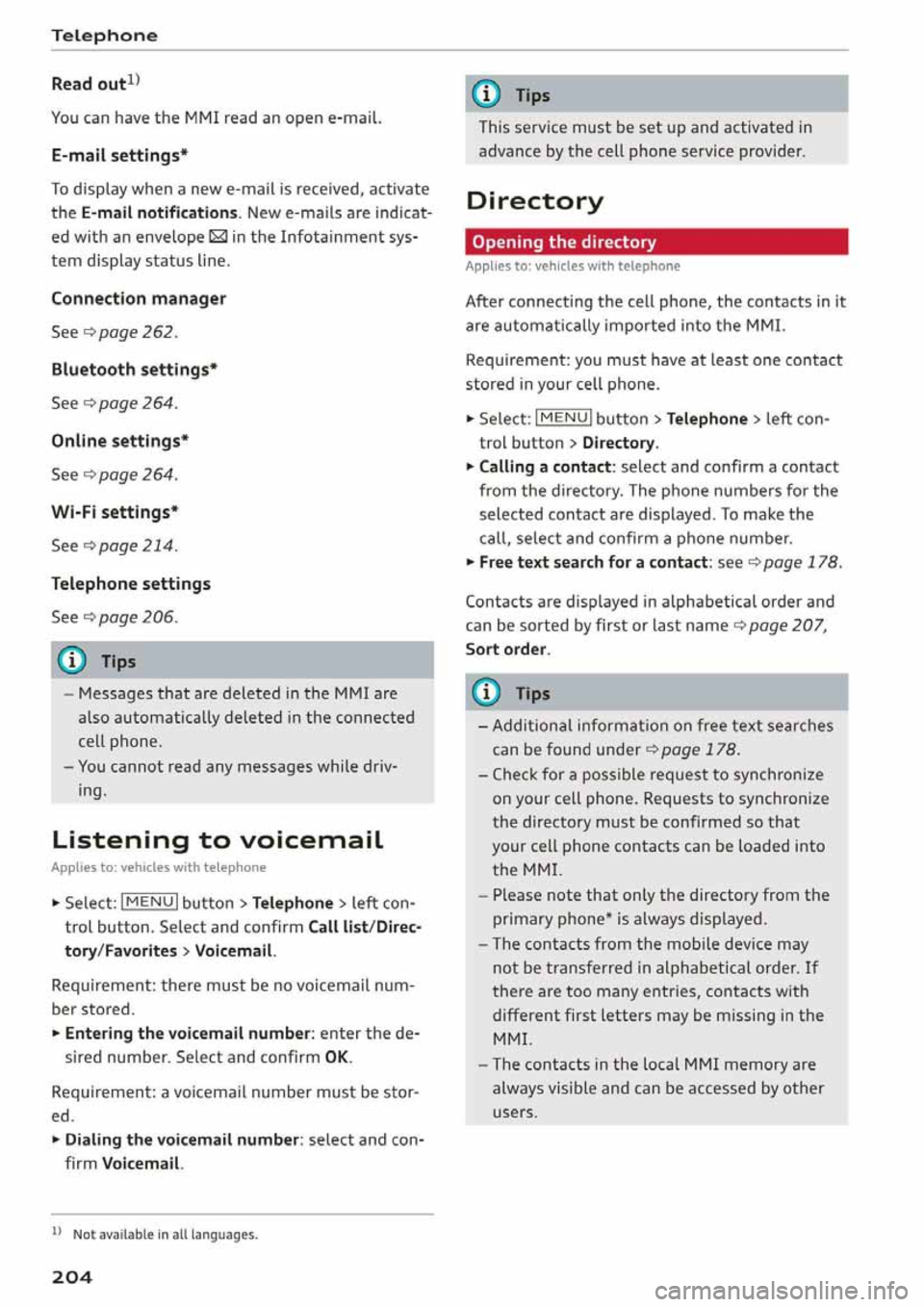 AUDI Q5 2020  Owners Manual 