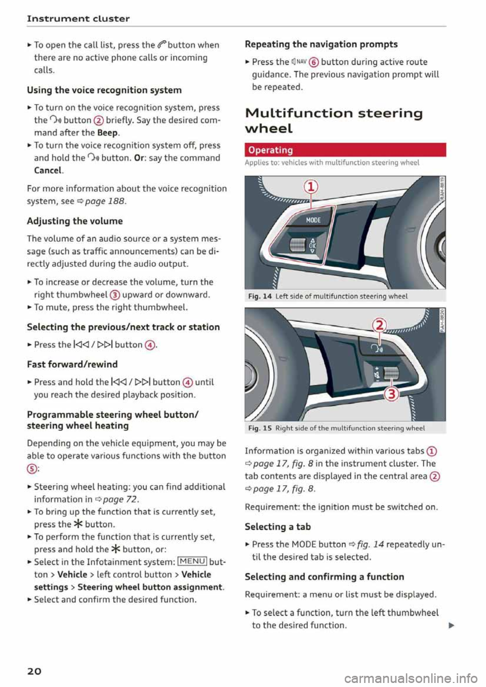 AUDI Q5 2020  Owners Manual 