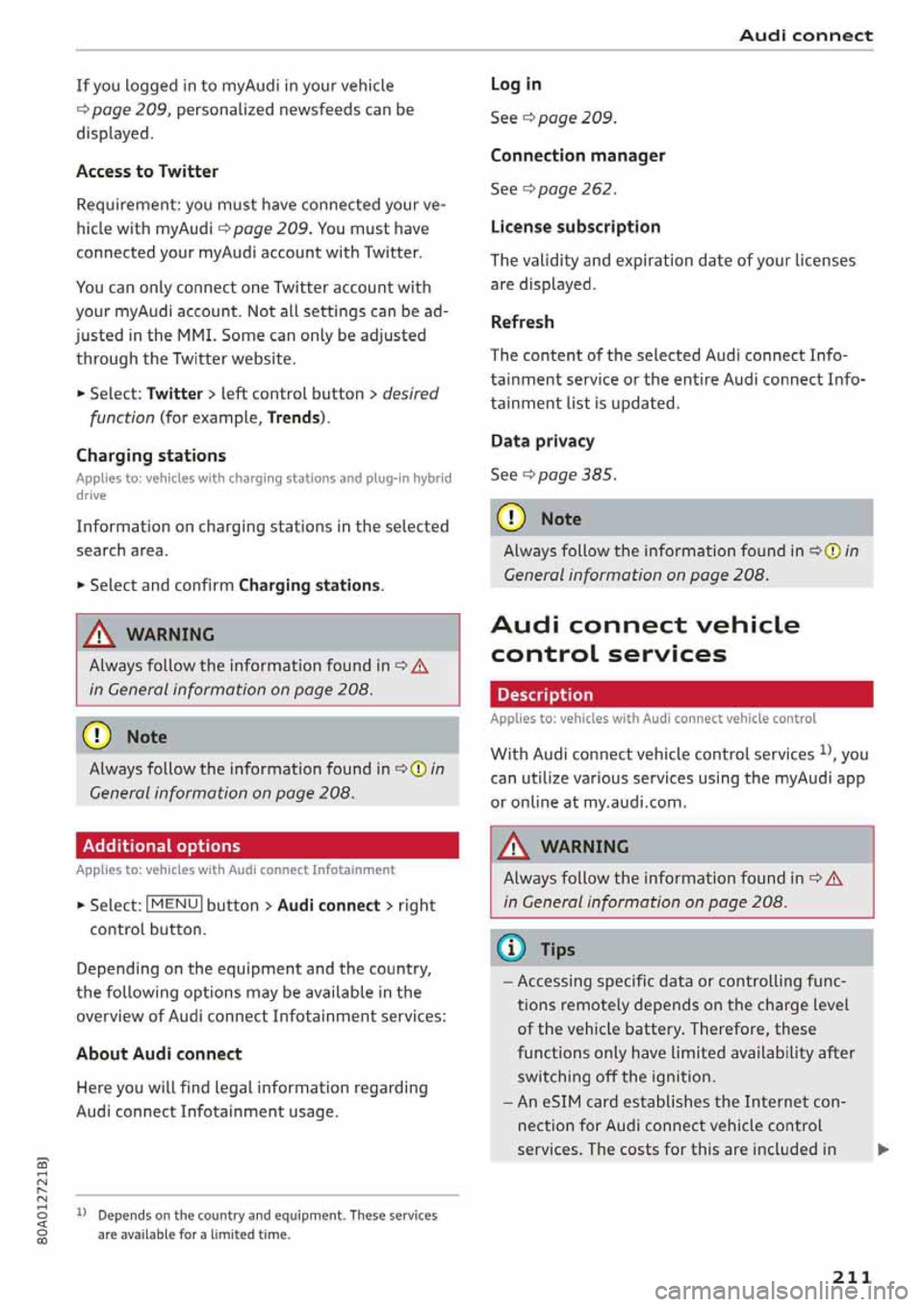 AUDI Q5 2020  Owners Manual 