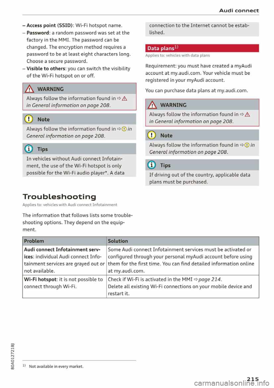 AUDI Q5 2020  Owners Manual 