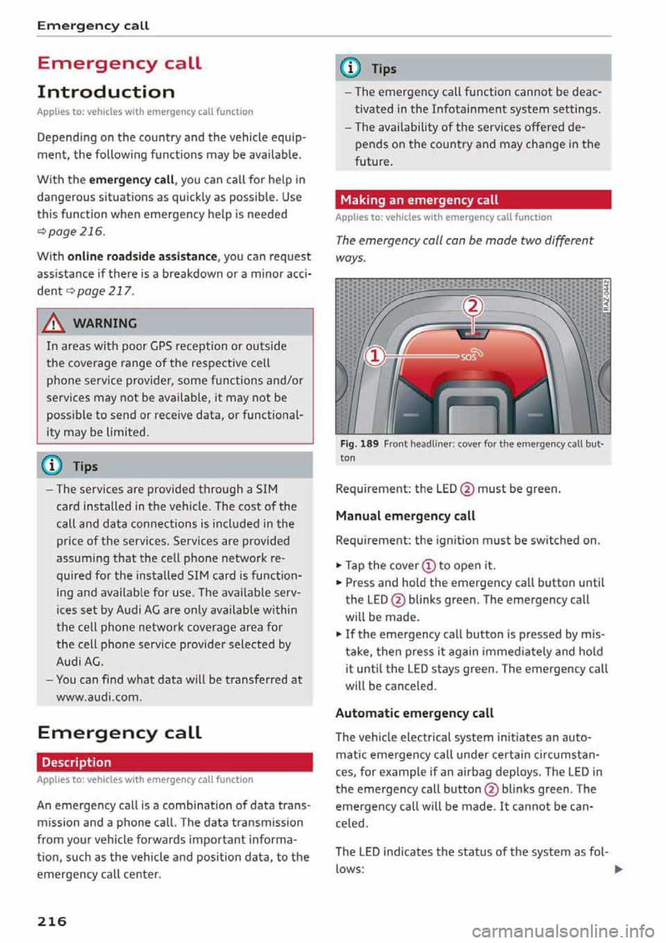 AUDI Q5 2020  Owners Manual 