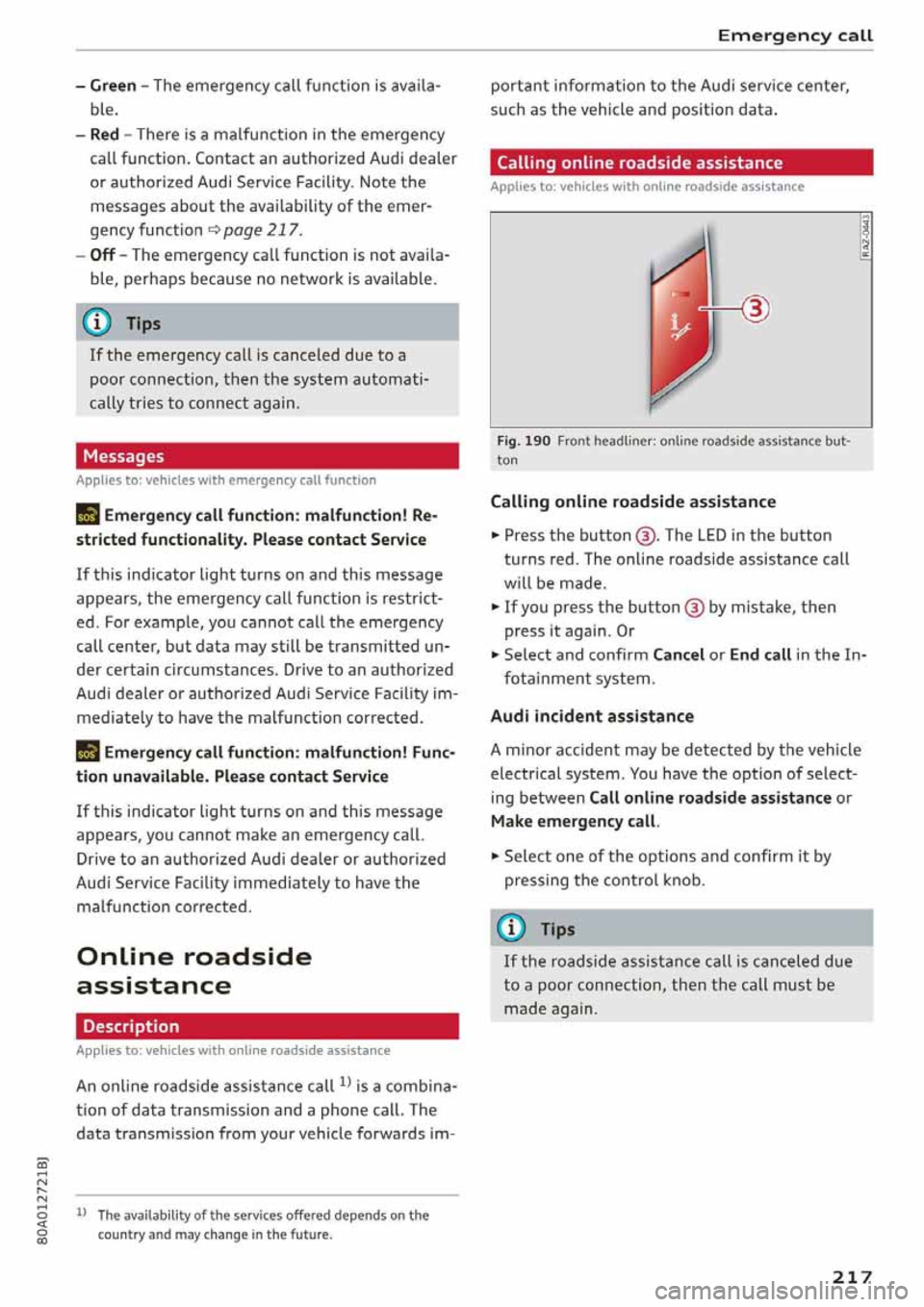 AUDI Q5 2020  Owners Manual 