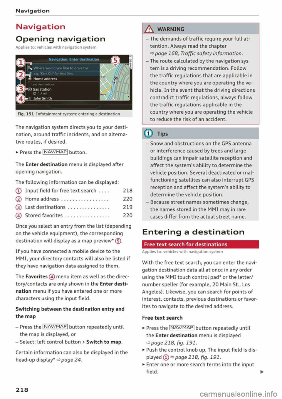 AUDI Q5 2020  Owners Manual 