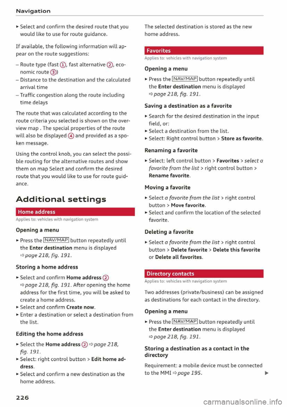 AUDI Q5 2020  Owners Manual 