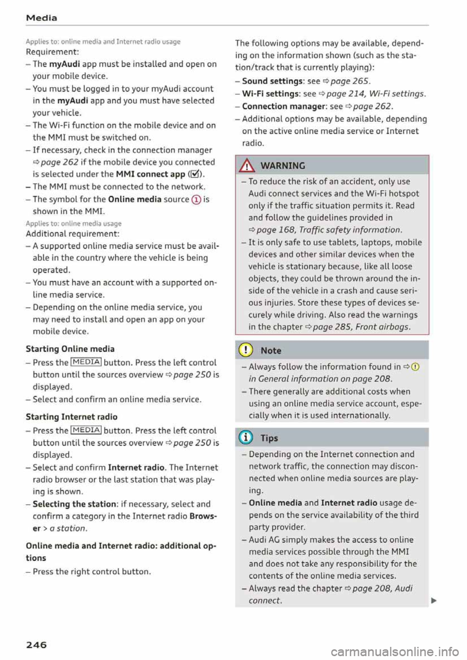 AUDI Q5 2020  Owners Manual 