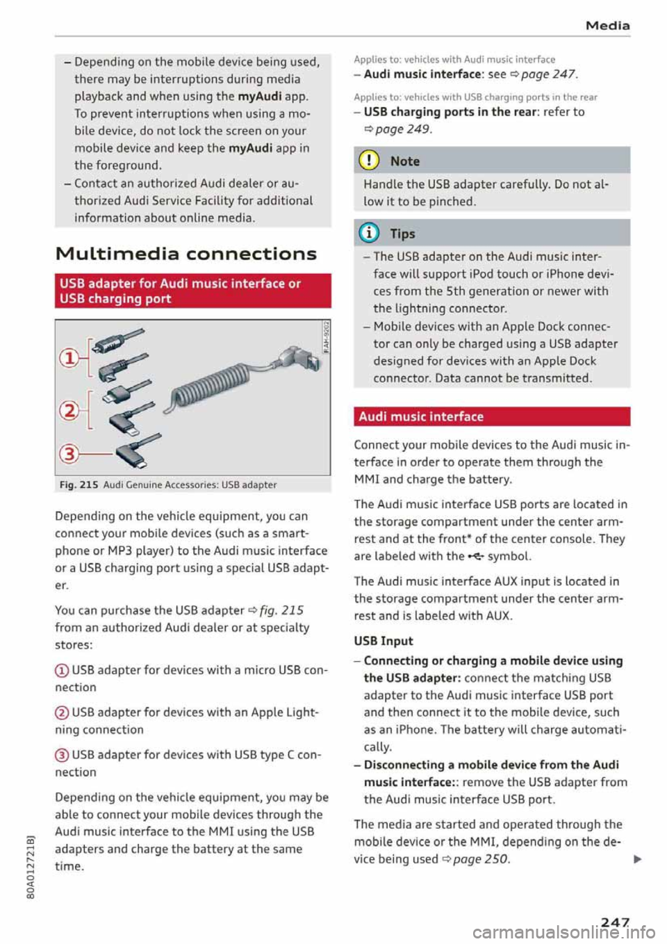 AUDI Q5 2020  Owners Manual 