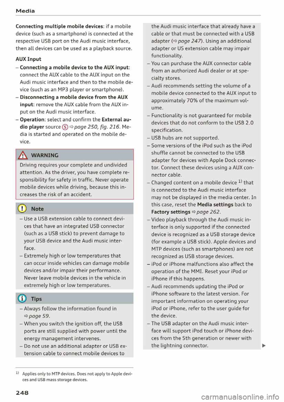 AUDI Q5 2020  Owners Manual 