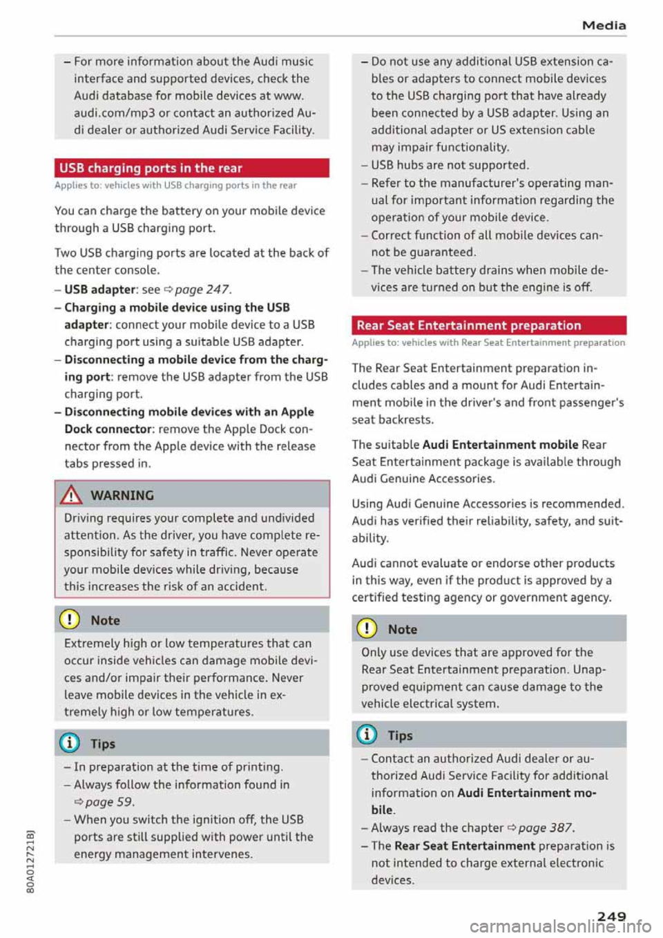 AUDI Q5 2020  Owners Manual 