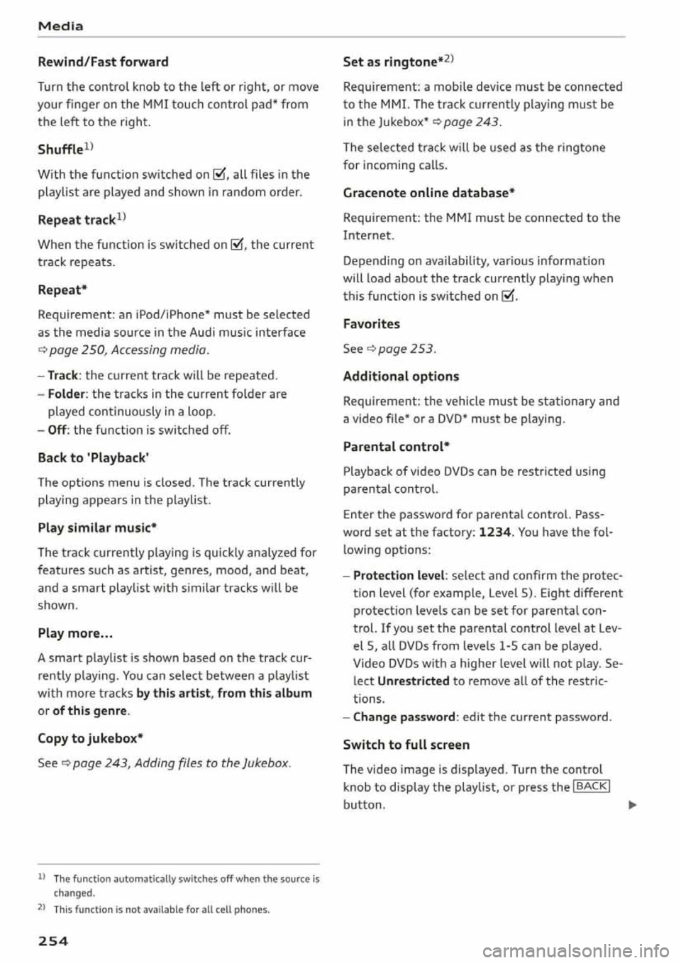 AUDI Q5 2020  Owners Manual 