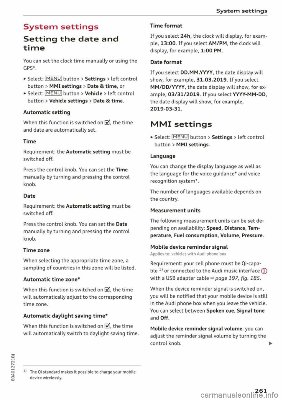 AUDI Q5 2020  Owners Manual 