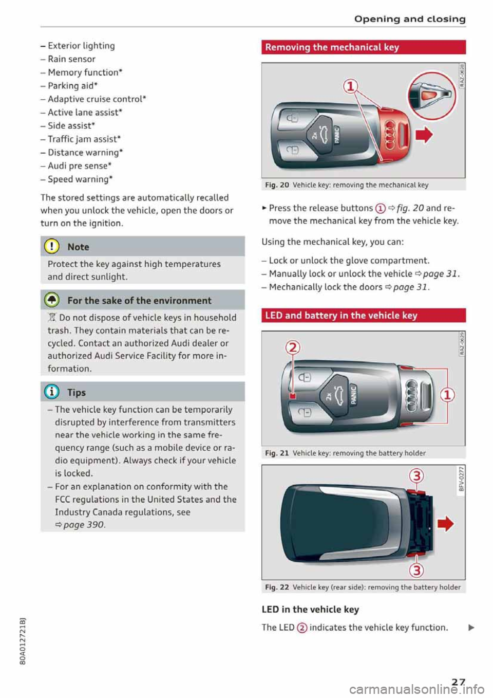 AUDI Q5 2020  Owners Manual 