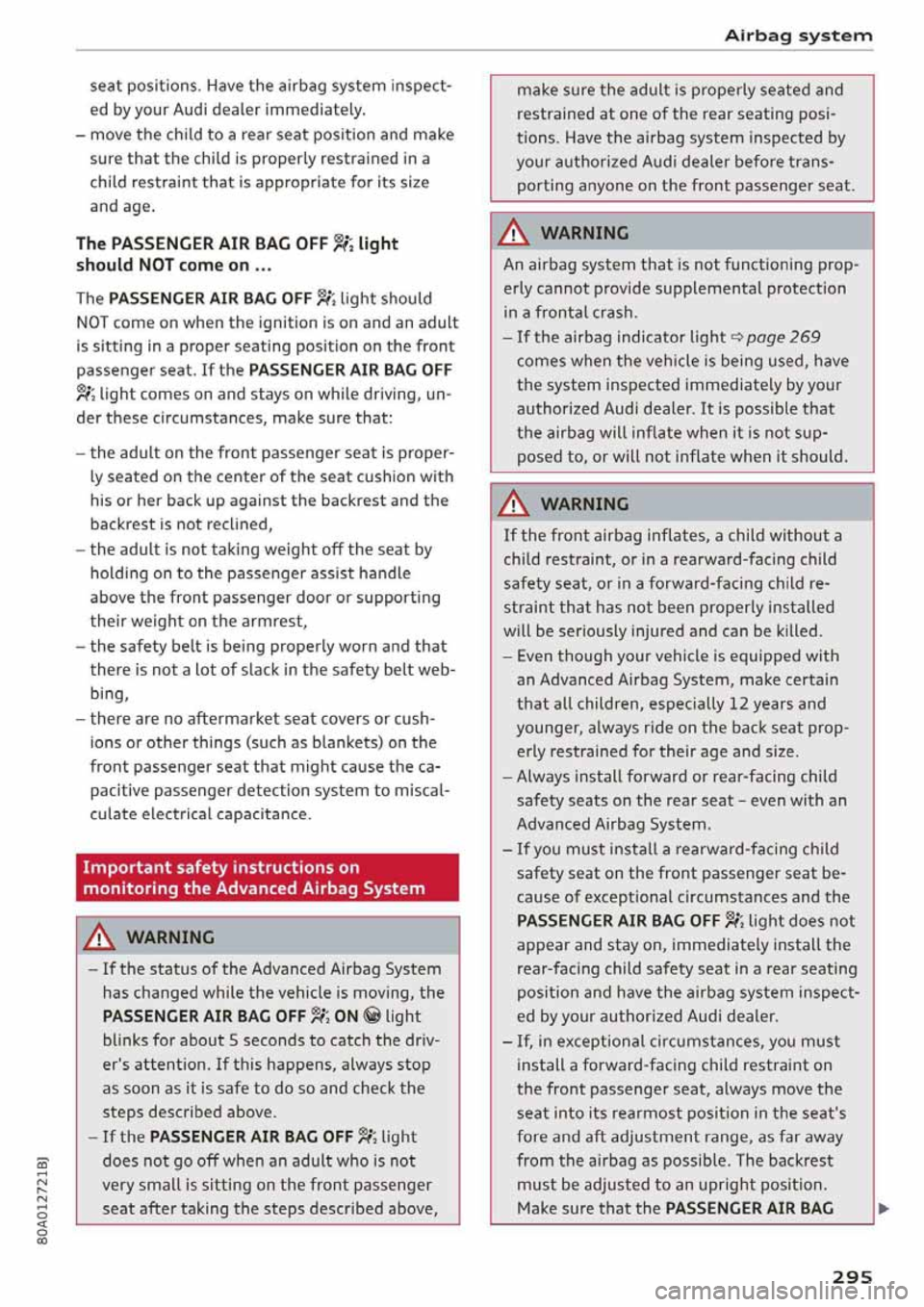 AUDI Q5 2020  Owners Manual 