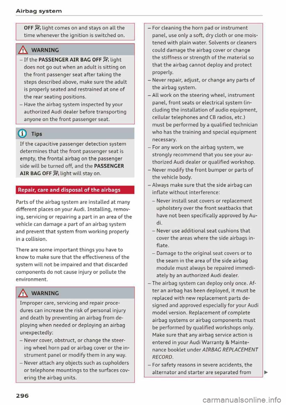 AUDI Q5 2020  Owners Manual 