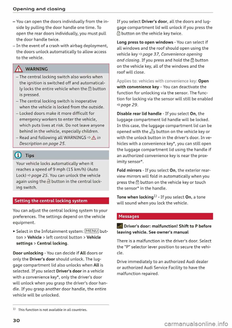 AUDI Q5 2020  Owners Manual 