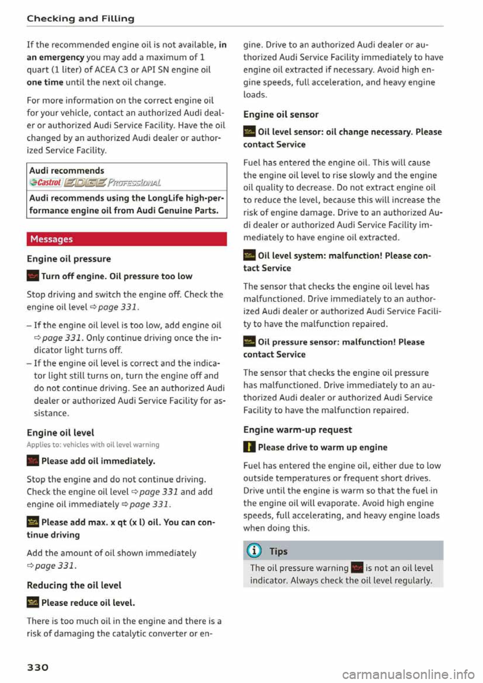 AUDI Q5 2020  Owners Manual 