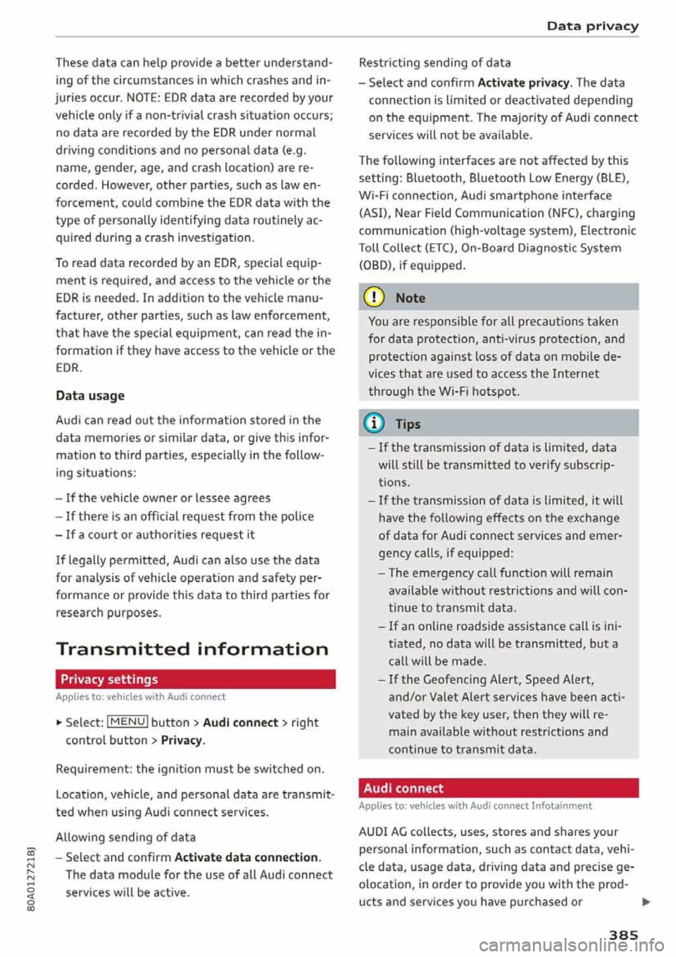 AUDI Q5 2020  Owners Manual 