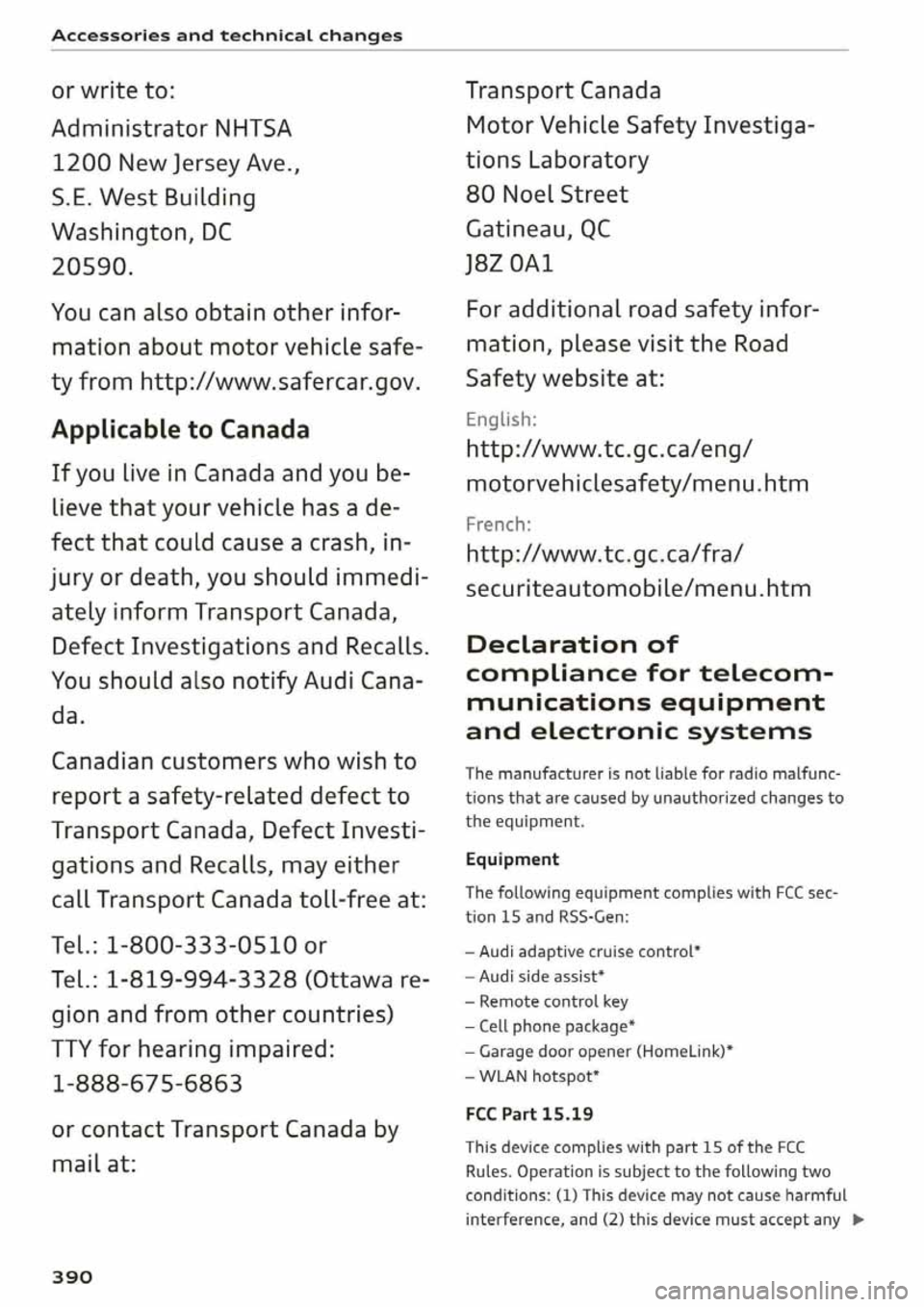 AUDI Q5 2020  Owners Manual 